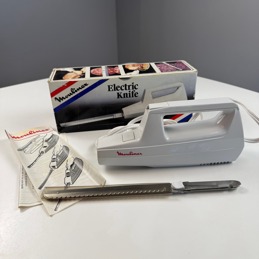 Vintage 70's Moulinex Electric Knife Made in France